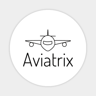 Aviatrix and Airplanes Magnet